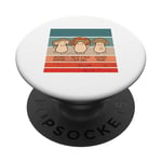 Champignons Personnages De Dessins Animés Expressions PopSockets PopGrip Adhésif