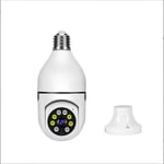 2 pièces WiFi ampoule caméra de sécurité sans fil extérieur 1080P intérieur 360 degrés caméras de sécurité pour la sécurité à domicile, mouvement intelligent