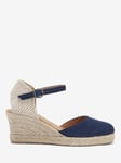 Barbour Penrose Suede Wedge Heel Espadrilles