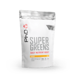 PhD Nutrition | Super Greens Powder Blend Daily Nutrient Boost | Mango | 300g