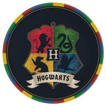 amscan 8 Assiettes en carton Poudlard Harry Potter 23 cm - Multicolore