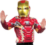 Rubie's 39216NS Marvel Avengers Iron Man Deluxe Mask, Boys', One Size