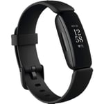 Inspire 2 Hälsa & Fitness Tracker med en gratis 1-års Fitbit Premium-testversion, 24/7 pulsmätning, svart/vit, en storlek svart