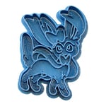 Cuticuter Sylveon Pokémon Moule de Biscuit, Bleu, 8 x 7 x 1.5 cm