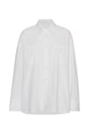 Poplin Oversized Shirt - Bright White