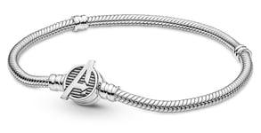 Pandora Marvel x The Avengers Logo Clasp Snake Chain armband 590784C00-19