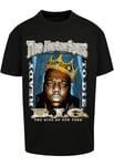 Mister Tee Men's Mt1821-biggie Crown Oversize Tee T-Shirt, Black, S