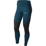 NIKE RPL EPIC LUX Tght Women's Tight - Midnight Turquoise/Black/Reflective, Small