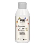 KREUL 49372-Colle de Bricolage Nature, 250 ml, à Base d'eau, sans solvant, inodore, Colle de décoration Durable et Polyvalente pour Enfants, Transparent