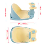 Baby Bath Seating Anti Slip PP Infant Shower Chair With Secure Suction Cups For♡