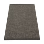 Pappelina Emm Metallic matta Black-linen, 70x120