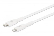 MANHATTAN MH Cable  USB C to Lightning  White  0.5m  Polybag