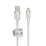 Belkin Flex USB-A to USB-C Charge Cable 15W Braided 1M for Apple Samsung Devices