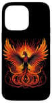 Coque pour iPhone 14 Pro Max Mythique orange Phoenix Reborn Symbolique Nouveau Départ