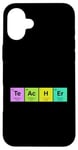 Coque pour iPhone 16 Plus STEM Cadeau Science et Chimie Éléments de chimiste pour enseignant