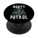 Pirate Costume - Funny Booty Patrol Treasure Pun PopSockets Swappable PopGrip