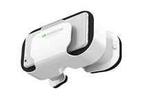 VR 5.0 Headset for Alcatel 1C 2019 Smartphone Virtual Realite 3D Glasses Games Adjustable (White)