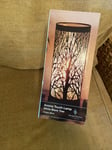 Aroma Touch Fragrance Lamp For Use With Wax & Oils White Black Tree New