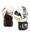 Venum Gants de Boxe Elite Evo Unisex-Adult, Blanc/Or, 8 Oz