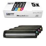 5x Toner pour Samsung CLX 6260 FW ND Fr Fd Premium Line CLT-506L Cmjn