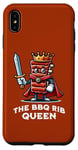 Coque pour iPhone XS Max BBQ Rib Queen Ribs Funny Barbeque Ribs Lovers Grilling Saying