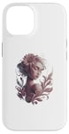 Coque pour iPhone 14 Sculpture Femme Femmes Autonomisation Fleurs