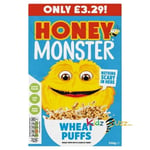 Honey Monster Wheat Puffs Cereal 520g (6 Pack) PMP 3.29