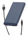 Belkin Batterie externe USB-C 20000mAh (power bank puissance de 20K, entrée et sortie USB-C, 2 ports USB-A, câble USB-C vers USB-A fourni, pour iPhone, Galaxy, Pixel, iPad, AirPods, etc.) - Bleu