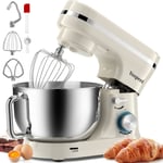 Vospeed Stand Mixer, 4.5L+5L Bowls 8-speed 1000W Tilt-Head Food Mixer, Kitchen