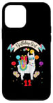 Coque pour iPhone 12 mini Lama Birthday It's my 11th birthday lama 11 Year Old Girls