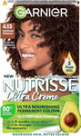 Garnier Nutrisse Ultra Creme Color Hair Dye Permanent 4.13 Luminous Chestnut
