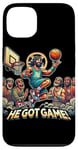 Coque pour iPhone 13 Ballin with the Messiah Rejoignez la communauté Jesus Basketball