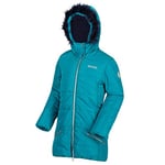 Regatta Parka Lifestyle Junior BLUEBELLE déperlante et Isolante Thermo-Guard avec Capuche bordée de Fausse Fourrure Veste Enfant Deep Lake FR : XL (Taille Fabricant : 158)