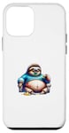 Coque pour iPhone 12 mini Gros paresseux joufflu canapé héros canapé super-héros