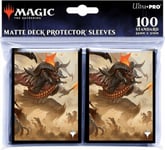 Ultra Pro - Magic - The Gathering - Outlaws Of Thunder Junction - Sachet De 100 Protèges Cartes Standard - Rakdos, Le Musclé (63 X 89 Mm)