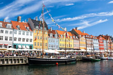 Nyhavn i København Danmark