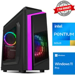 Intel 4.1 G6405 Quad Core 8GB 240GB SSD Gaming Office PC Computer Windows 11 FG