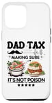 Coque pour iPhone 13 Pro Max Humour Citation Fête des Pères Cuisine Asiatique Fluffy Bao Buns Hot Pot