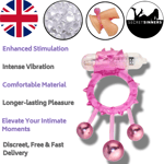 Vibrating Cock Ring Vibrator for Mens Delay Ejaculation Penis Stimulator Sex Toy