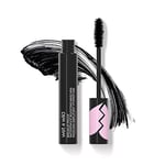 Wet N Wild Breakup Proof Waterproof Boosting Mascara, Mascara Imperméable Allongeant Les Cils, Formule Enrichie en Huile de Ricin et Sans Paillettes, Intensité Modulable, Teinte Blackest Black