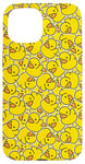 iPhone 15 Cute Yellow Rubber Duckie Duck Lover Pattern Case Case