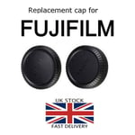 Fujifilm Fuji X Mount FX Camera Body and Rear Lens Cap Set UK STOCK UK SELLER