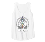 Womens Namaste - Spiritual Body Energy - Chakra Meditations Yoga Tank Top