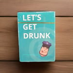 Lets Get  Drunk Adult card drinking game New Sealed