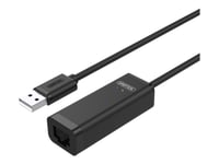 Unitek Y-1468 - Nätverksadapter - Usb 2.0 - 10/100 Ethernet X 1 - Svart