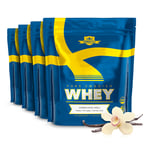 4 x PureSwe Whey, 1 kg, Gammeldags Vanilje – Whey protein, Proteinpulver