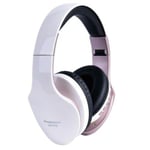 Wireless Headphones Bluetooth Headset Foldable Stereo Gaming Hea White