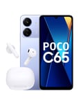 Xiaomi Poco C65 6GB 128GB 4G Dual Sim Smart Phone (Brand New) + TCL Move Audio S150 Wireless Earbuds (Brand New) (Bundle Deal)