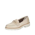 Rieker Femme 5462 Mocassins, Blanc, 42 EU