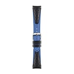 Morellato Bracelet de montre unisexe, Collection SPORT, mod. Volley, en tissu Cordura et cuir - A01X4747110, bleu, 22mm, Sangle